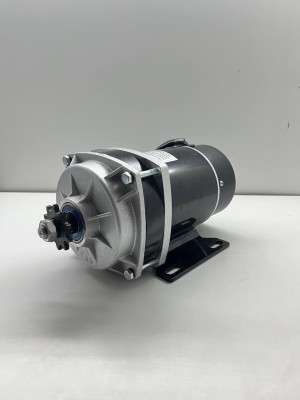 Двигатель коллекторный LY8-1068C. 24 Вольт 500 Ватт с редуктором